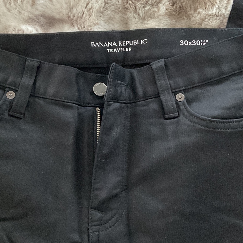 Banana Republic Men's Slim Black Jeans